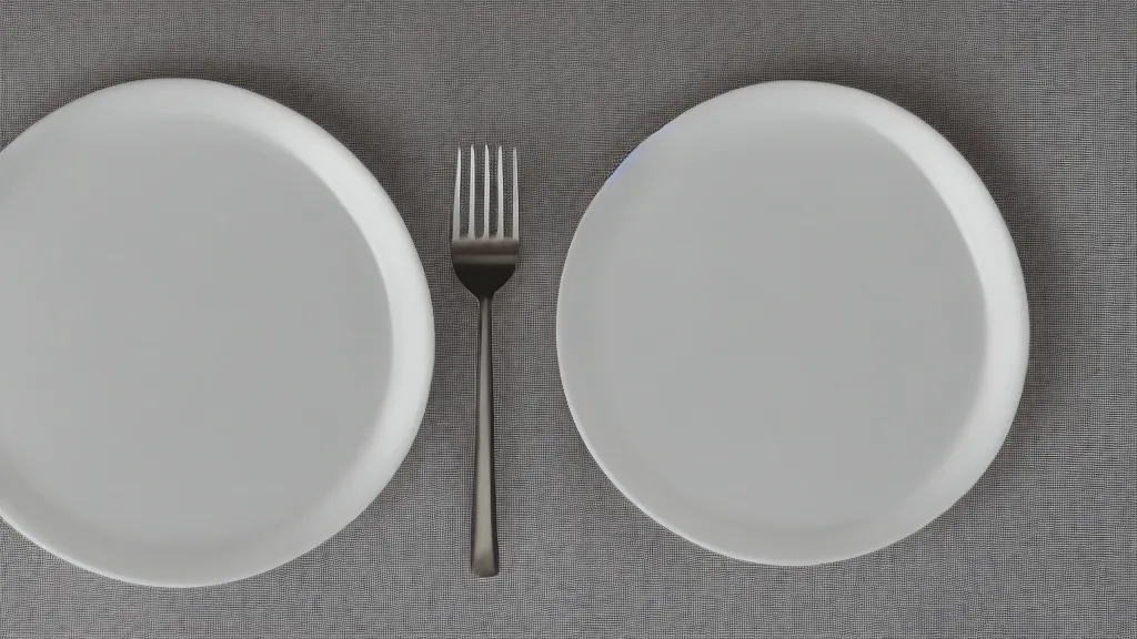 Prompt: minimalist witless plate of calibre