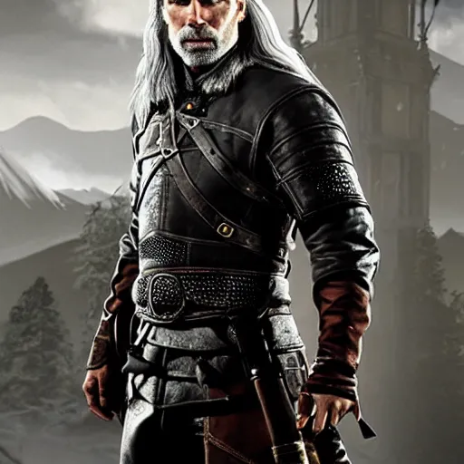 Prompt: anson mount as geralt