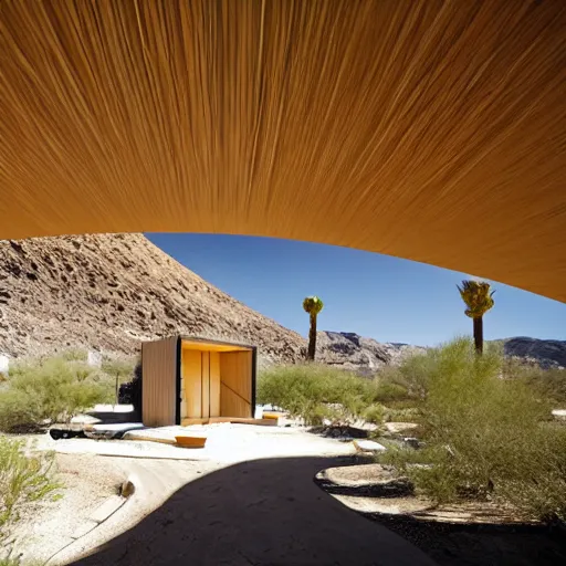 Image similar to biophilia architecture in the desert