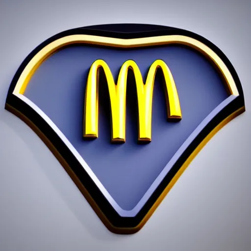 Prompt: Mcdonalds esports vector logo, 3d render, 4k