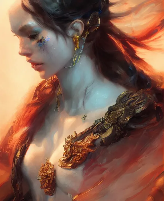 Image similar to dead inside, fantasy, intricate, elegant, highly detailed, vivid color, digital painting, artstation, concept art, art by artgerm and and ruan jia