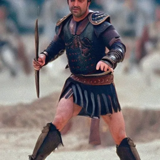 Image similar to still of xavi hernandez in gladiator ( 2 0 0 0 )