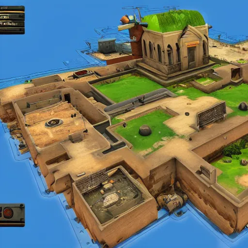 Image similar to team fortress 2 map