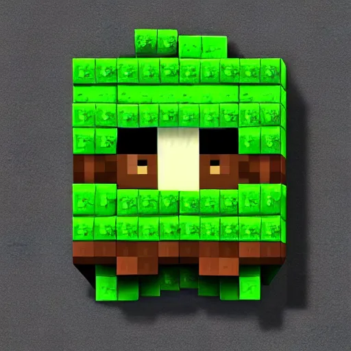 a photo of a minecraft creeper in real life in the, Stable Diffusion