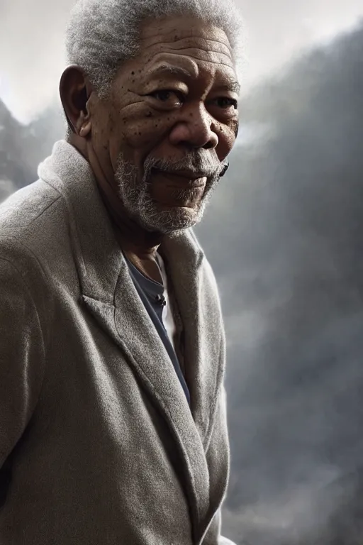 Prompt: morgan freeman as ze pilintra, 8 k, hdr, great light, by greg rutkowski and annie leibowitz