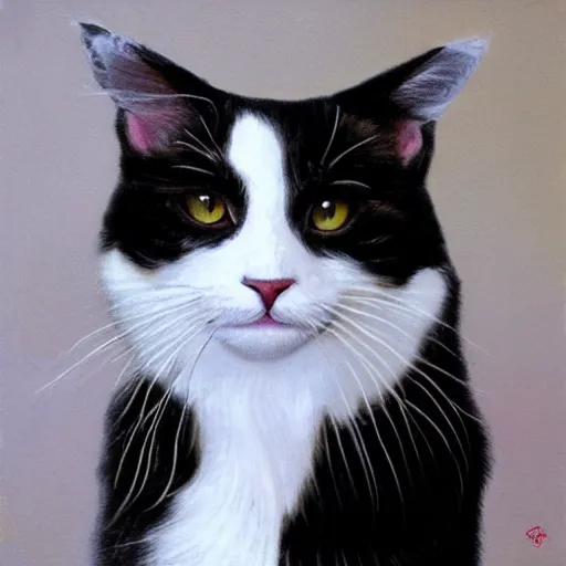 Image similar to american curl cat portrait