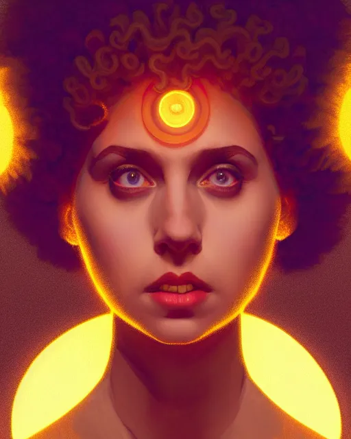 Prompt: symmetry portrait of poly styrene, xray, punk, glowing lights intricate, elegant, highly detailed, digital painting, artstation, concept art, smooth, sharp focus, illustration, art by artgerm and greg rutkowski and fra angelico and alphonse mucha