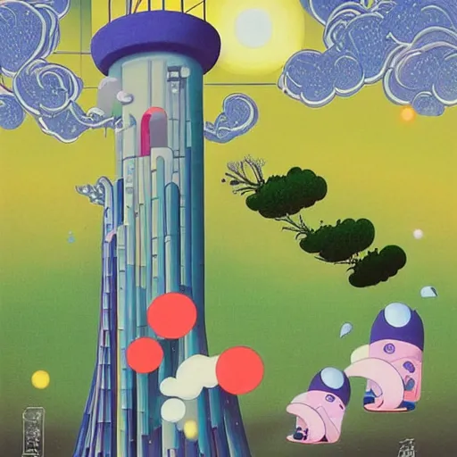 Image similar to the tower by Chiho Aoshima