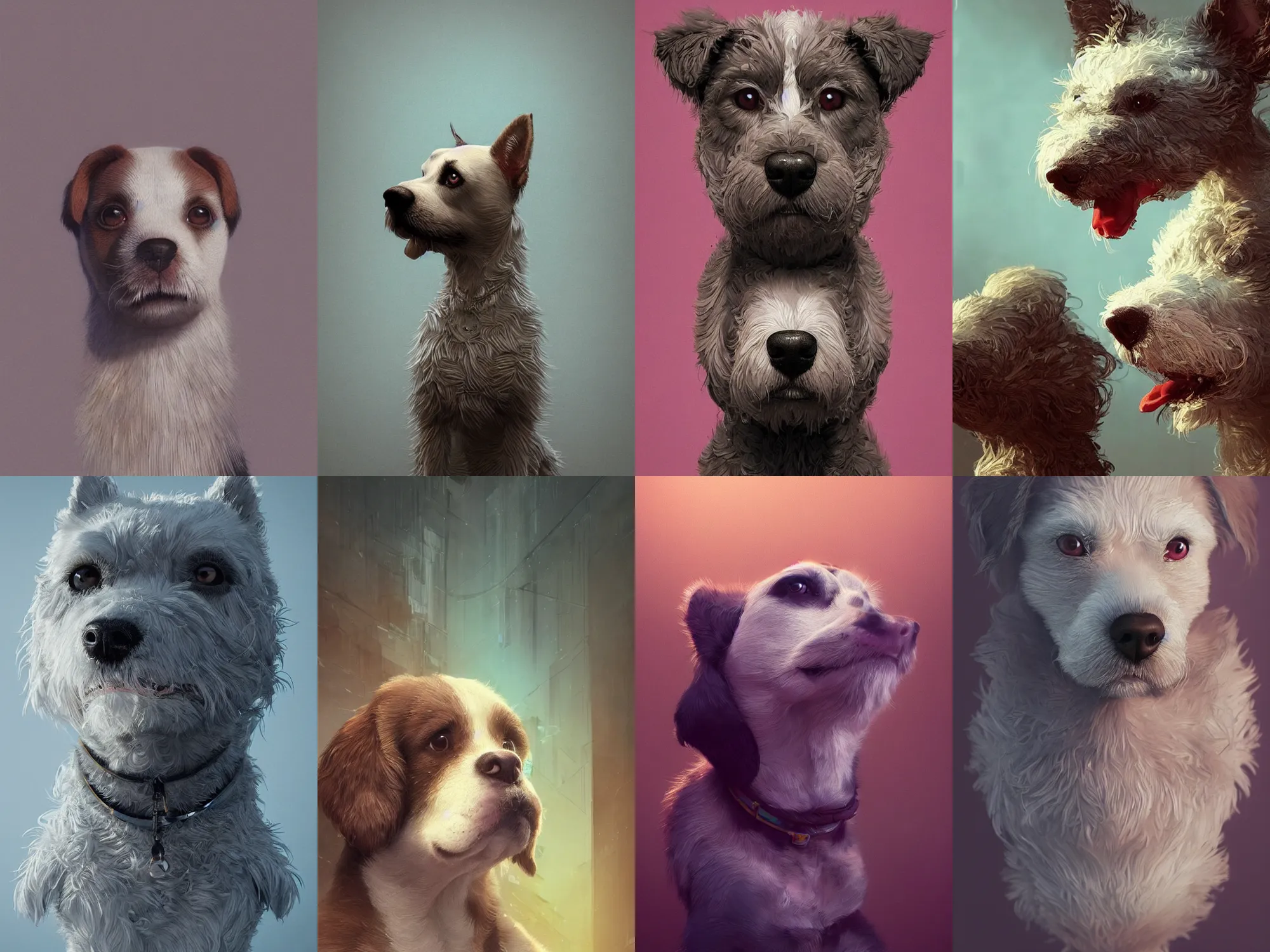 Prompt: super beautiful cute brazilian short haired dog intricate artwork by tooth wu and wlop and beeple, greg rutkowski, very coherent symmetrical artwork, cinematic, hyper realism, high detail, octane render, unreal engine, 8 k, vibrant colors, smooth gradients, high contrast, depth of field, aperture f 1. 2