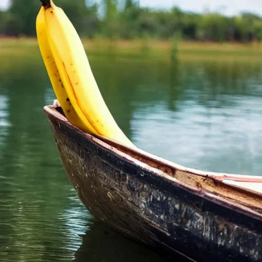 Image similar to friendly ripe banana in a boat