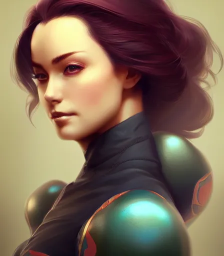 Prompt: beautiful portrait of a gorgeous personal trainer who looks like Lady Dimitrescu , character design by charlie bowater, ross tran, artgerm, and makoto shinkai, detailed, soft lighting, rendered in octane