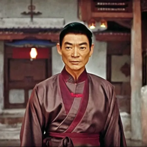 Image similar to Andy Lau as Wong Fei Hung , movie scene