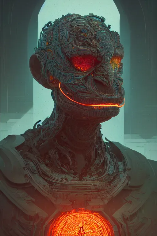 Image similar to homelander with an evil face, intricate abstract. intricate artwork. by tooth wu, wlop, beeple, dan mumford. octane render, trending on artstation, greg rutkowski very coherent symmetrical artwork. cinematic, hyper realism, high detail, octane render, 8 k, iridescent accents