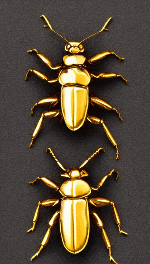 Image similar to gold beetle jewel