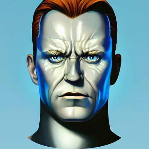 Image similar to face icon stylized minimalist t - 1 0 0 0, loftis, cory behance hd by jesper ejsing, by rhads, makoto shinkai and lois van baarle, ilya kuvshinov, rossdraws global illumination