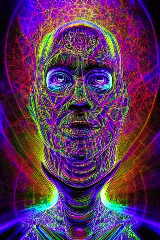 Image similar to Detailed, Electromagnetic Field DMT LSD, realistic, high resolution, detailed reflection, detailed lighting, vivid ultraviolet colors, by Nixeu, by Hannes Bok, by Cameron Gray