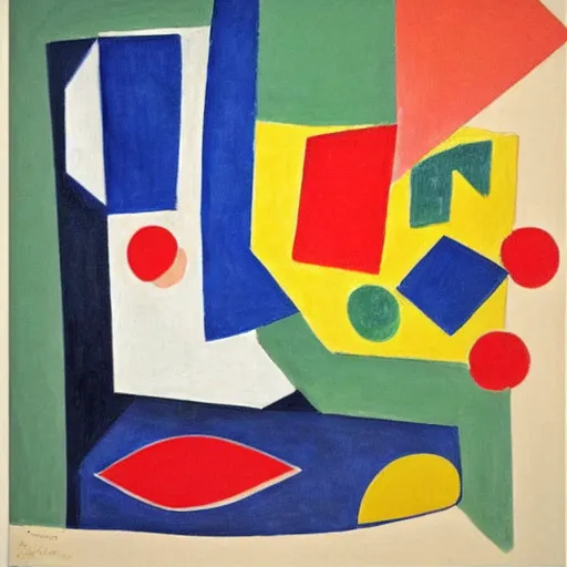 Image similar to a matisse interpretation of cubism