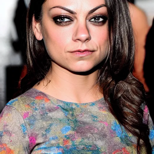 Prompt: cotton candy mila kunis