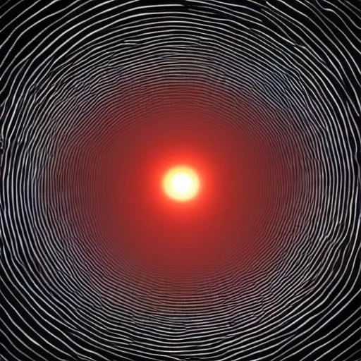 Image similar to the inside of a black hole