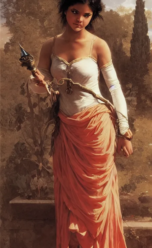 Prompt: isabela merced, isabela moner, traditional corsican, intricate, highly detailed, artstation, illustration, jurgens, rutkowski, bouguereau