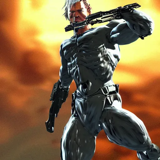 Jetstream Sam from Metal Gear Rising: Revengeance, Stable Diffusion