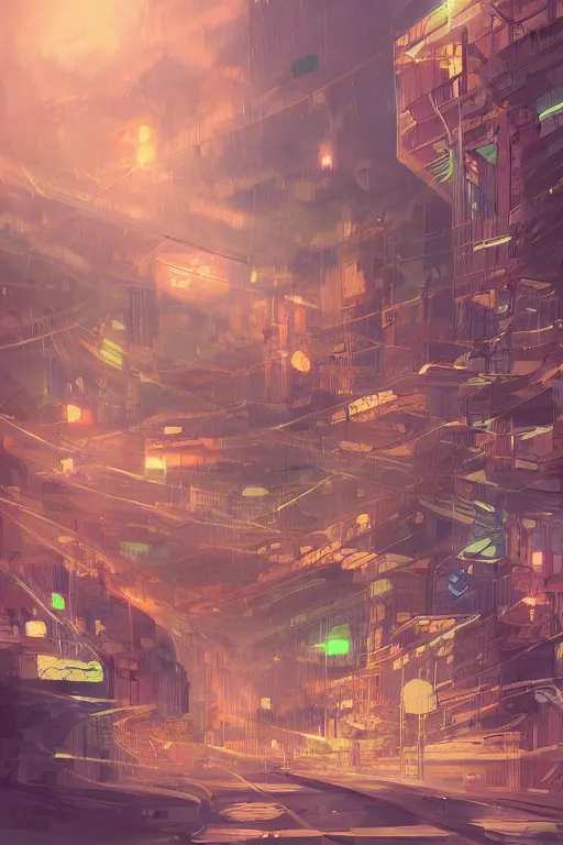 Prompt: digital painting, trending on pixiv, cyberworld, 2 0 0 0 s, retro, intricate scenery, y 2 k, unknown