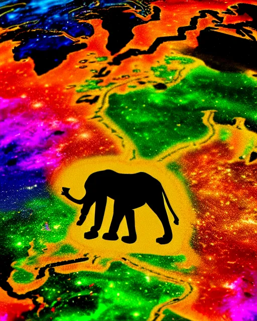 Prompt: a extremely ultra highly detailed hi - res ultra highly detailed colorful logo of africa black background, zoom out, 8 k, high textures, ultra hyper sharp, insanely detailed and intricate, super detailed, 3 d render, 8 k hdr ultra high quality high polygon, psychedelic, retro wave, digital art,