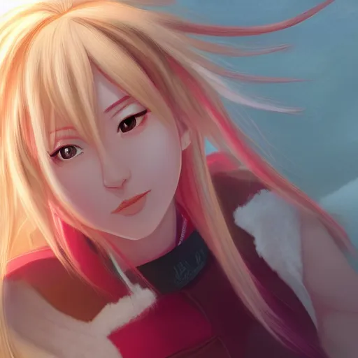 Prompt: Haruno Sakura by TUREwindwalker, YiQiang and YiQiang, deviantart, gumroad, patreon, high quality, digital drawing