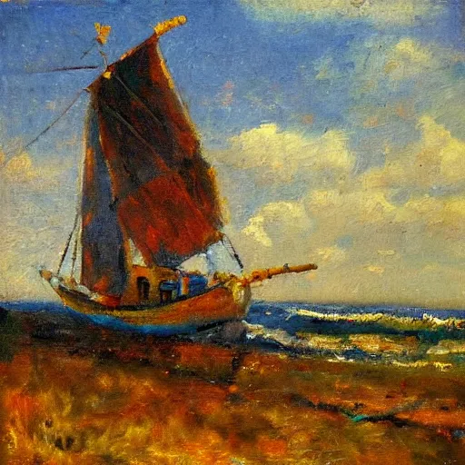 Image similar to dutch van der linde, impressionist painting