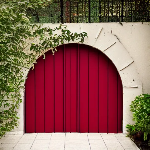 Image similar to neon arched hallway gate