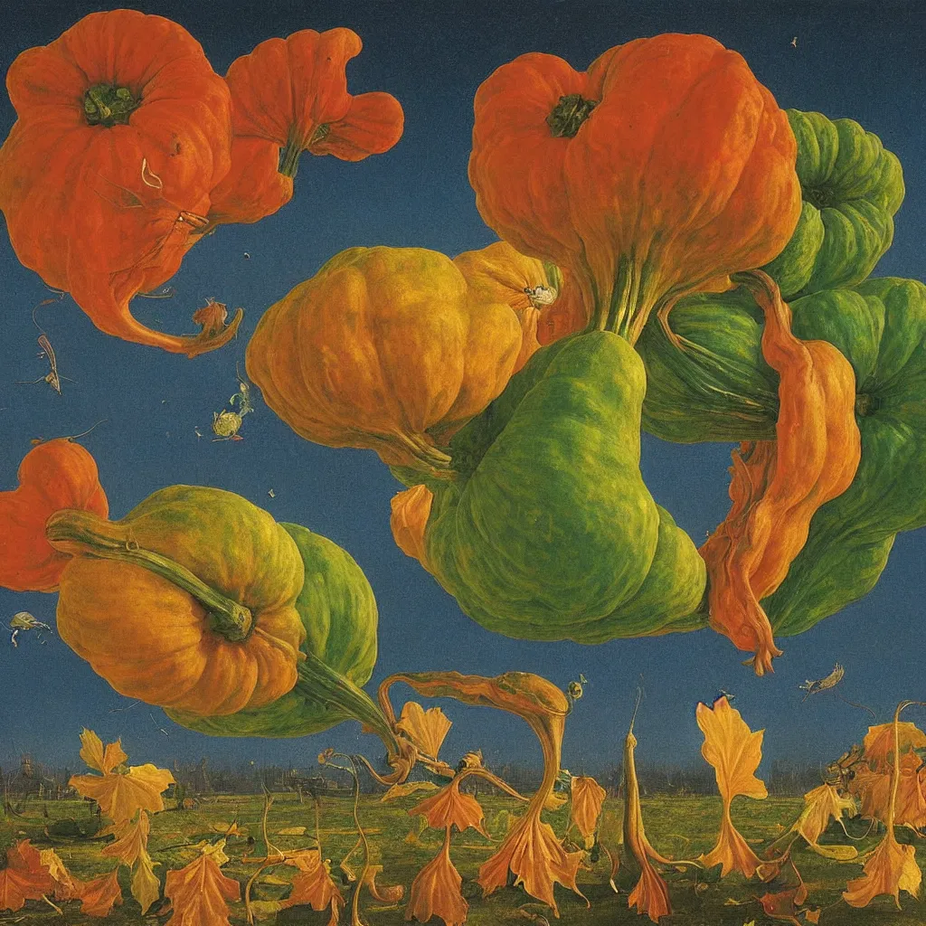 Image similar to a single! colorful! tall thin gourd fungus clear empty sky, a high contrast!! ultradetailed photorealistic painting by jan van eyck, audubon, rene magritte, agnes pelton, max ernst, walton ford, andreas achenbach, ernst haeckel, hard lighting, masterpiece