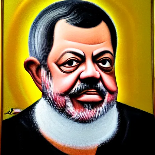 Image similar to of a portrait of luiz lula da silva, f 2. 2