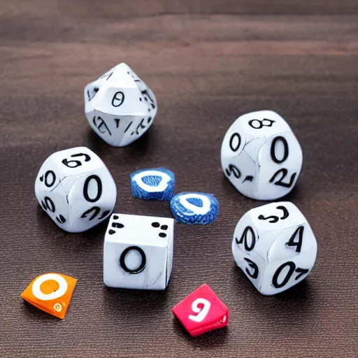 Prompt: d 2 0 fuzzy dice, realistic photography, high detailed