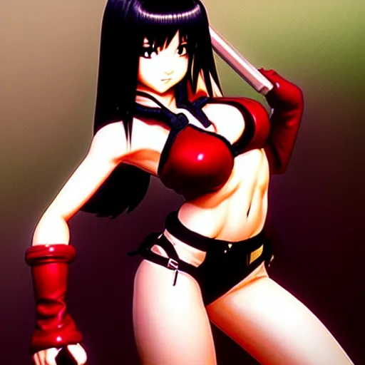 Image similar to young tifa lockheart by masamune shirow