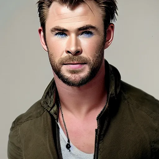 Image similar to chris hemsworth mixed with chris evans