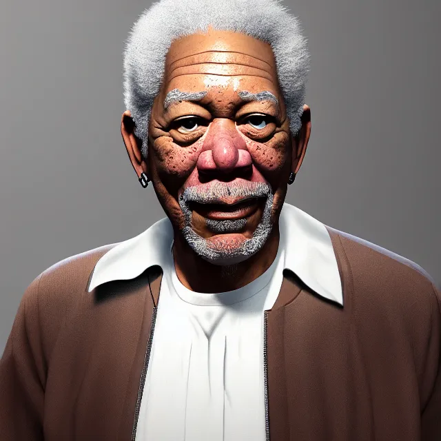 Image similar to morgan freeman as a pixar disney character from up 2 0 0 9 unreal engine octane render 3 d render photorealistic