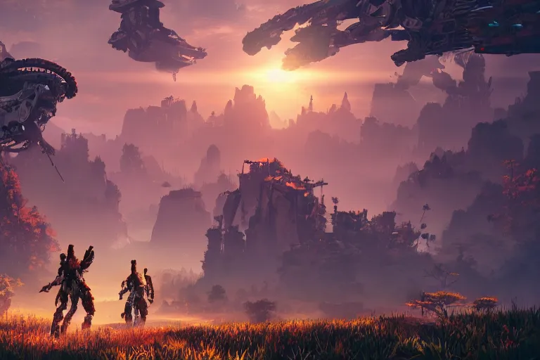 Image similar to rollerback machine mecanical creature robot of horizon forbidden west horizon zero dawn bioluminiscence global illumination ray tracing hdr fanart arstation by ian pesty and alena aenami artworks in 4 k