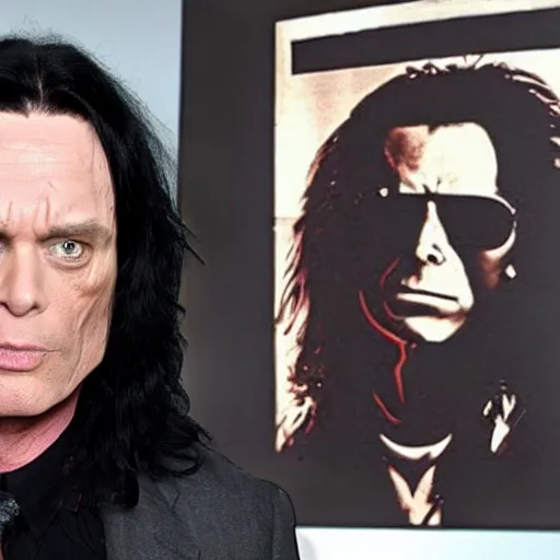 Image similar to tommy wiseau as the terminator