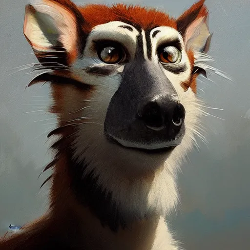 Prompt: portrait oil painting of rico from madagascar trending on artstation by greg rutkowski