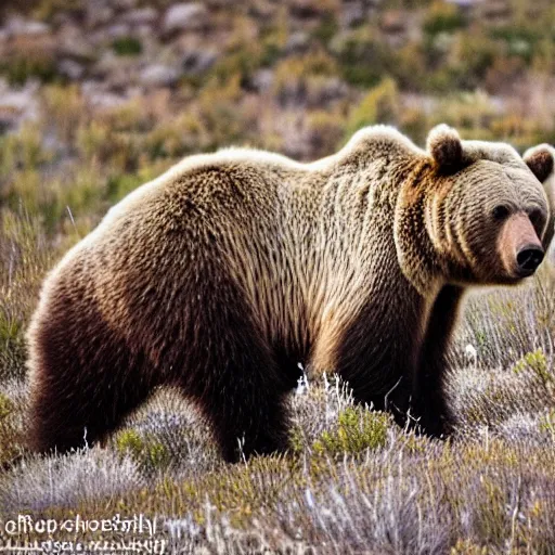 Image similar to cenozoic grizzly bear nature photography