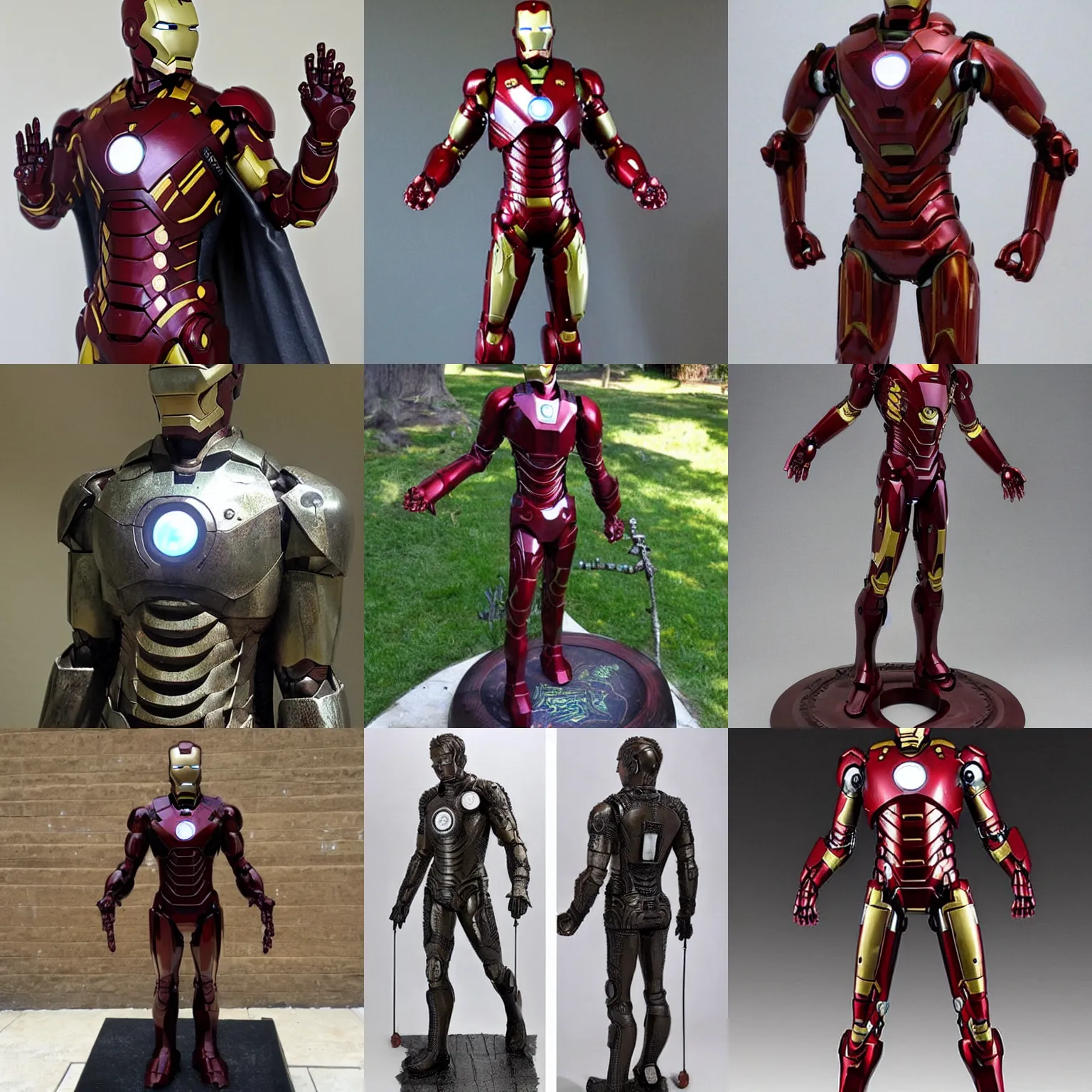 Prompt: magnificent sculpture of ironman harry potter, detailed