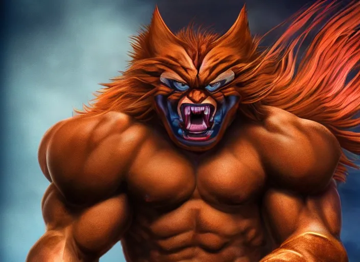 Image similar to thundercats in real life. studio photography picture, realistic