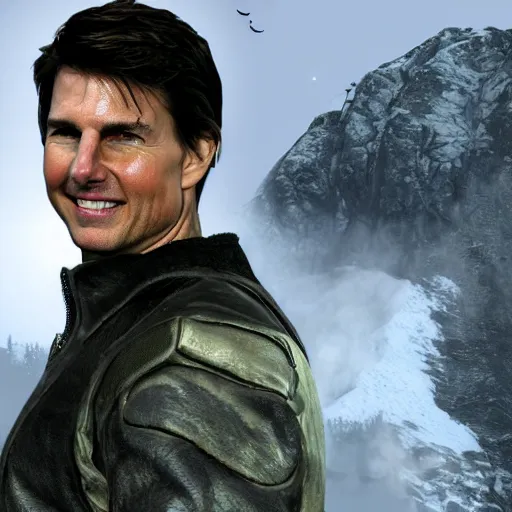 Prompt: Tom Cruise in Skyrim