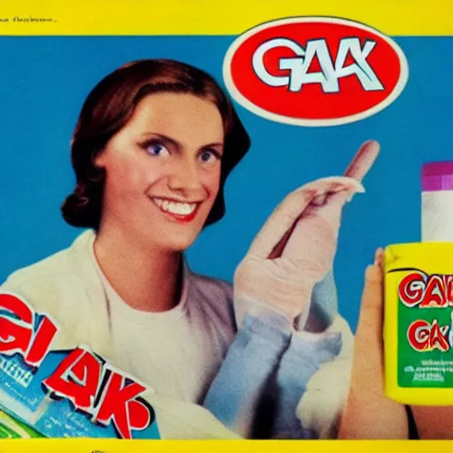 Image similar to advertisement for GAK, GAK advert