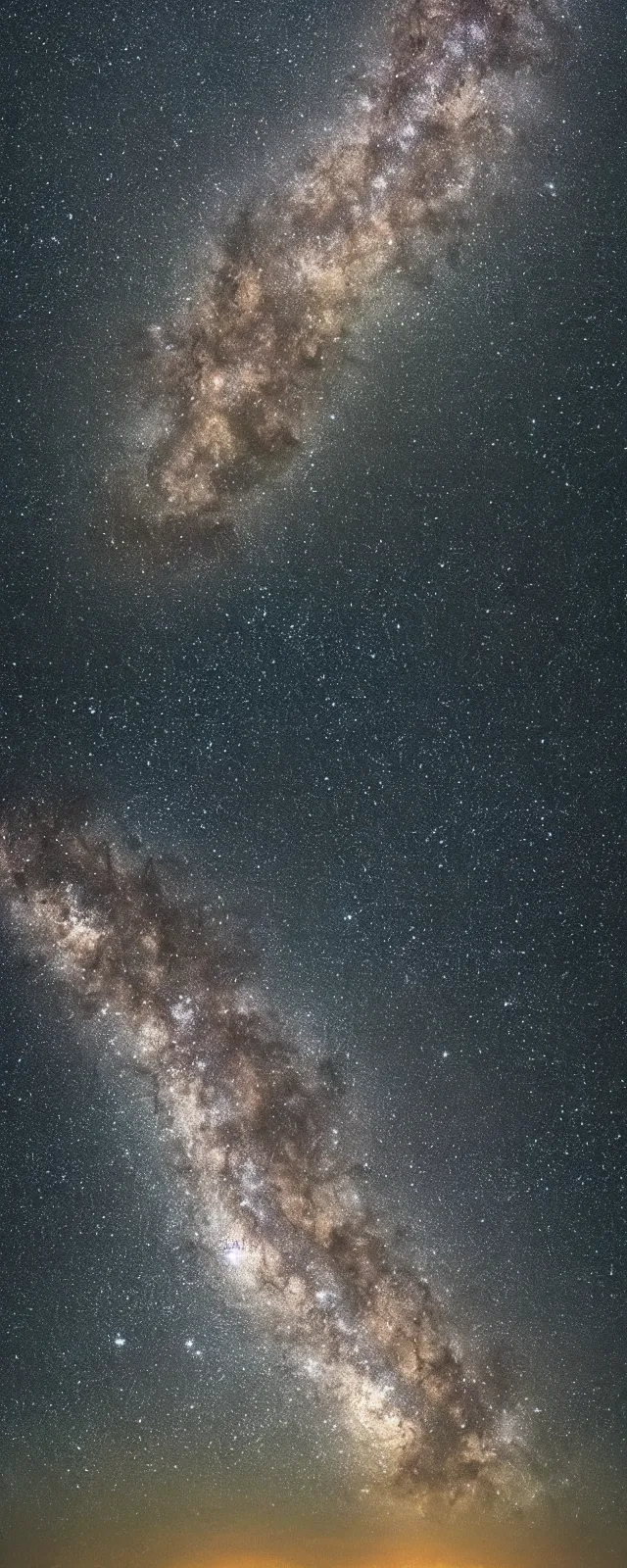 Prompt: the milky way, vertical, phone background, by cameldeath