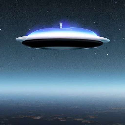 Image similar to Photo realistic UFO