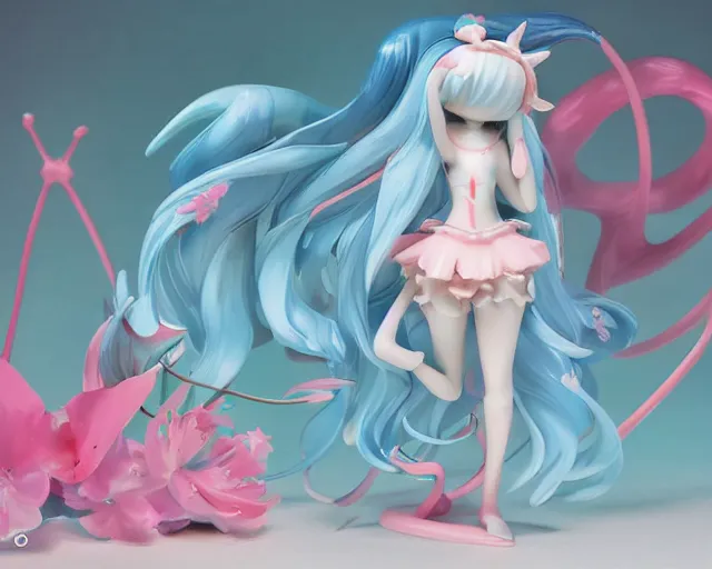 Image similar to James Jean isolated beach magical girl vinyl figure, figure photography, smooth sharp focus, tropical undertones, anime stylized, high detail, ethereal lighting - H 640