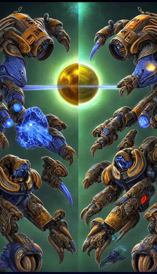 Image similar to the two complementary forces that make up all aspects and phenomena of life, from Starcraft