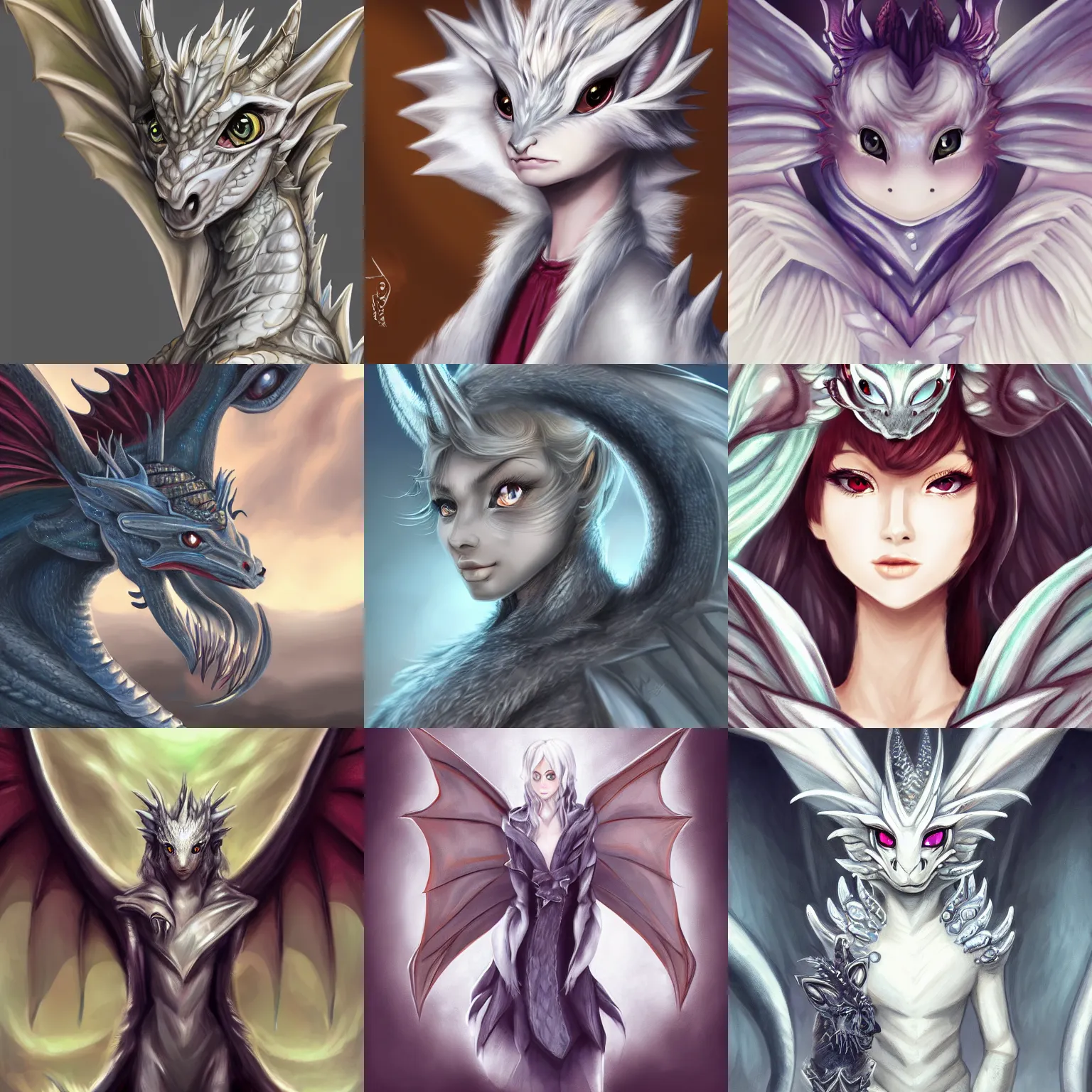 anime silver dragons