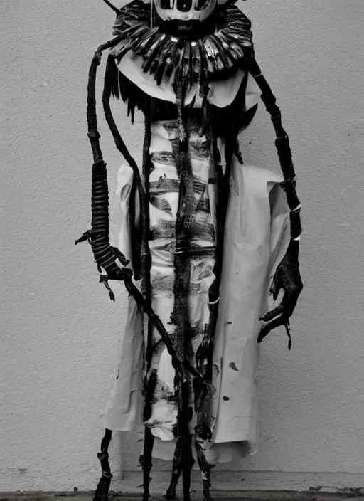 Image similar to creepy mummy shaman by mothmeister